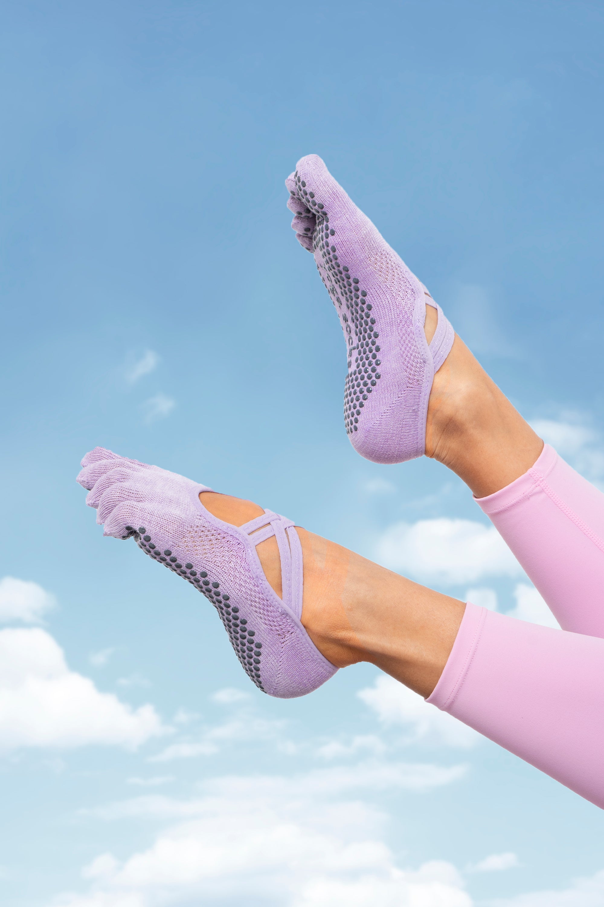 With Lace Open Toe Lace Up Ballet Socks Women Toeless Non Slip