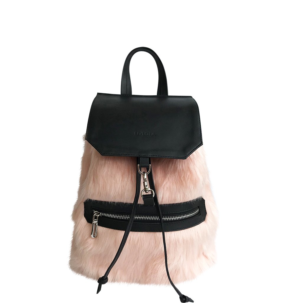 Lauryn Mini Backpack in Light Pink