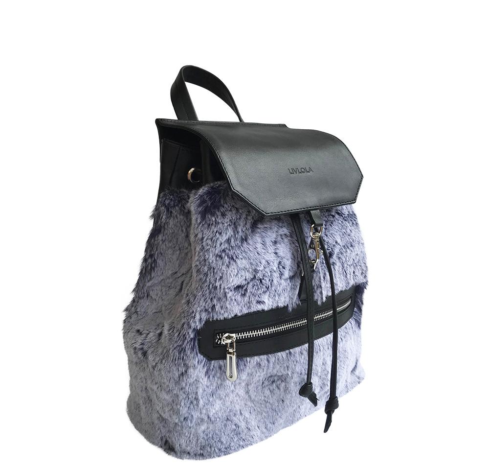 Lauryn Mini Backpack in Snow Blue