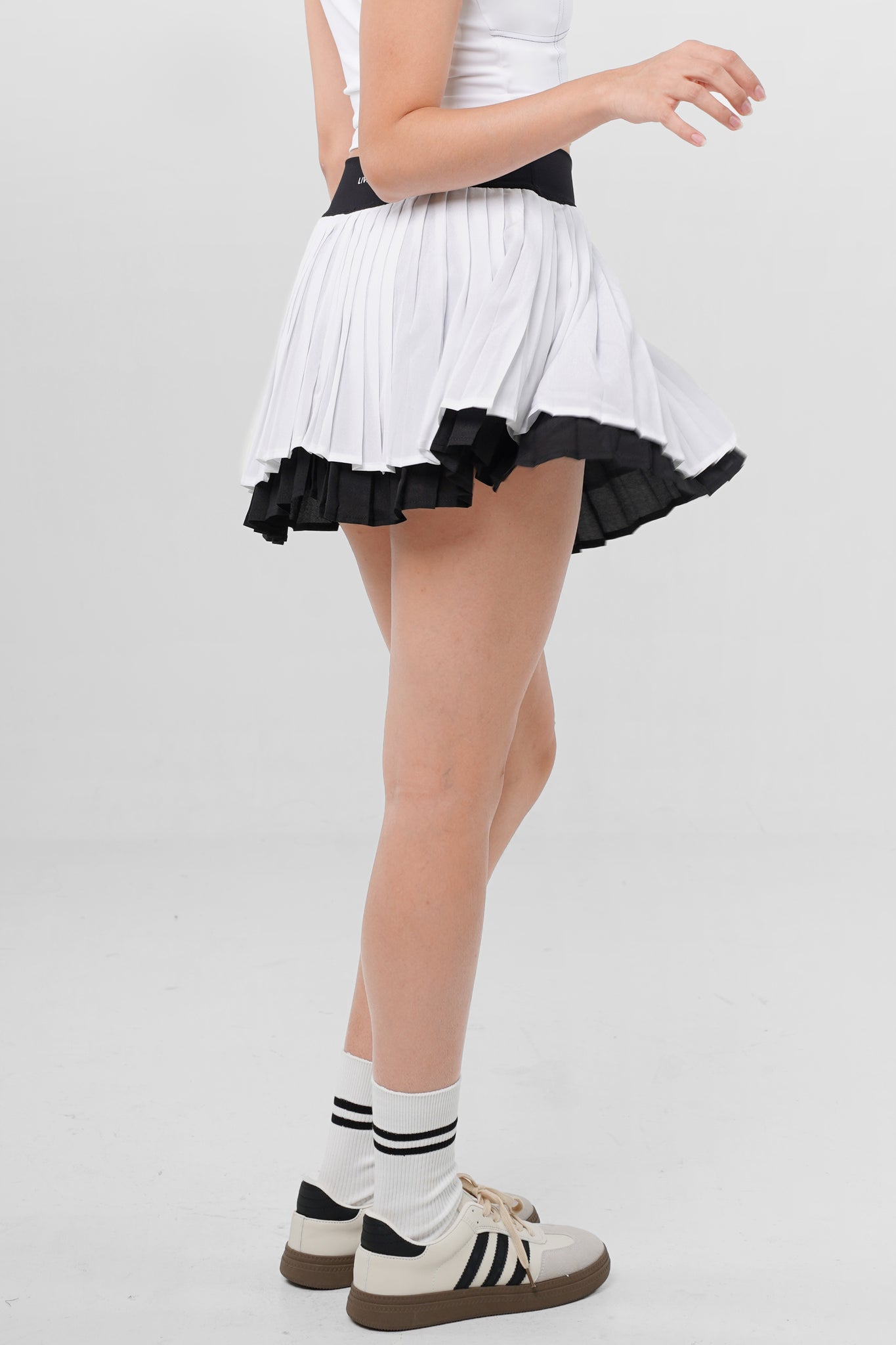 Athletic Layered Flutter Skortie