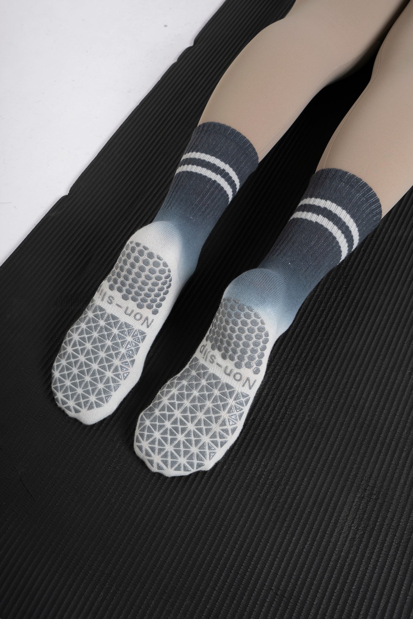 Stay Balanced Lined Non Slip Grip Socks