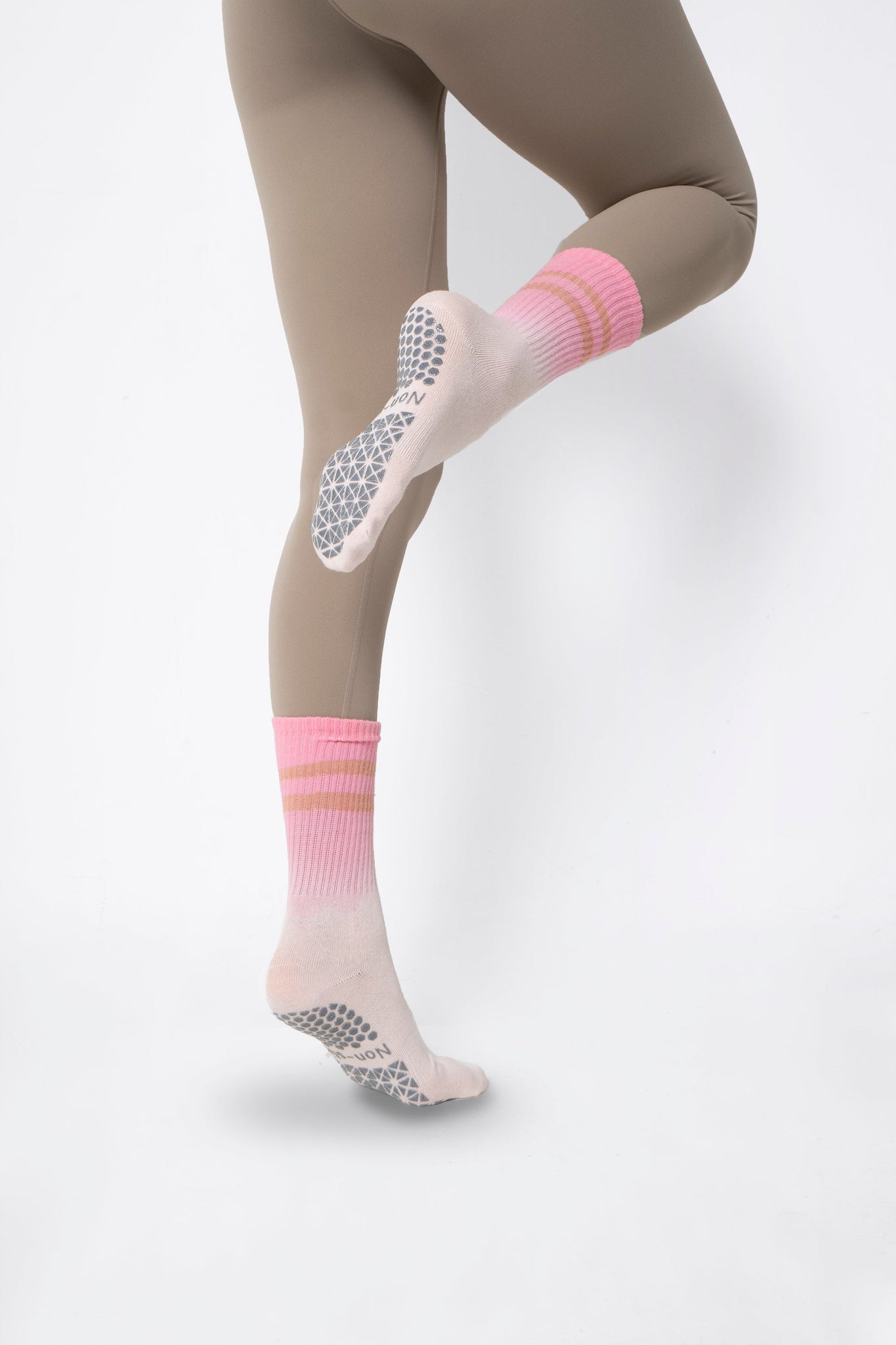 Stay Balanced Lined Non Slip Grip Socks (2-Pairs)