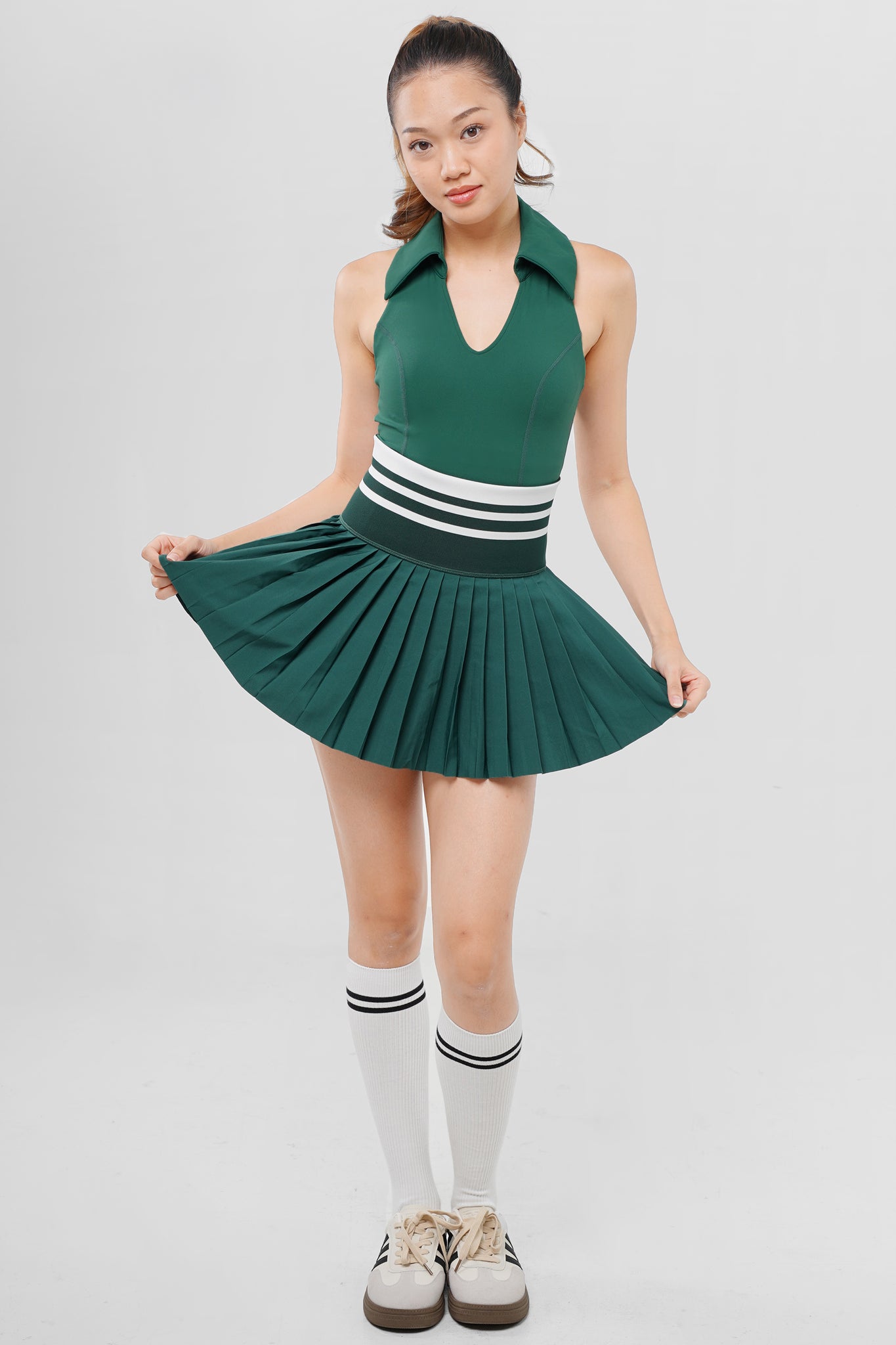 Riviera High-Waist Skortie 2.0 [2-Piece Bottom Only]