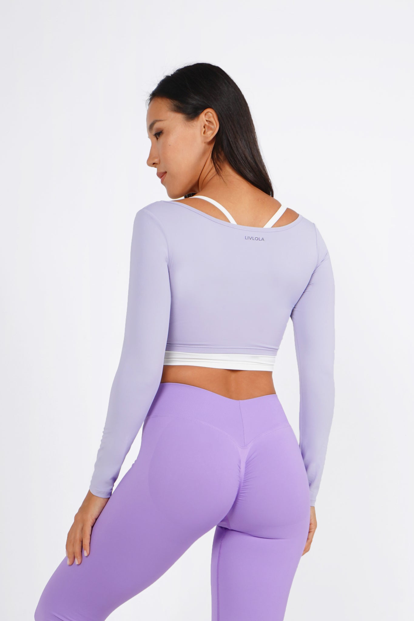 Free Form Long Sleeve Wrap Top