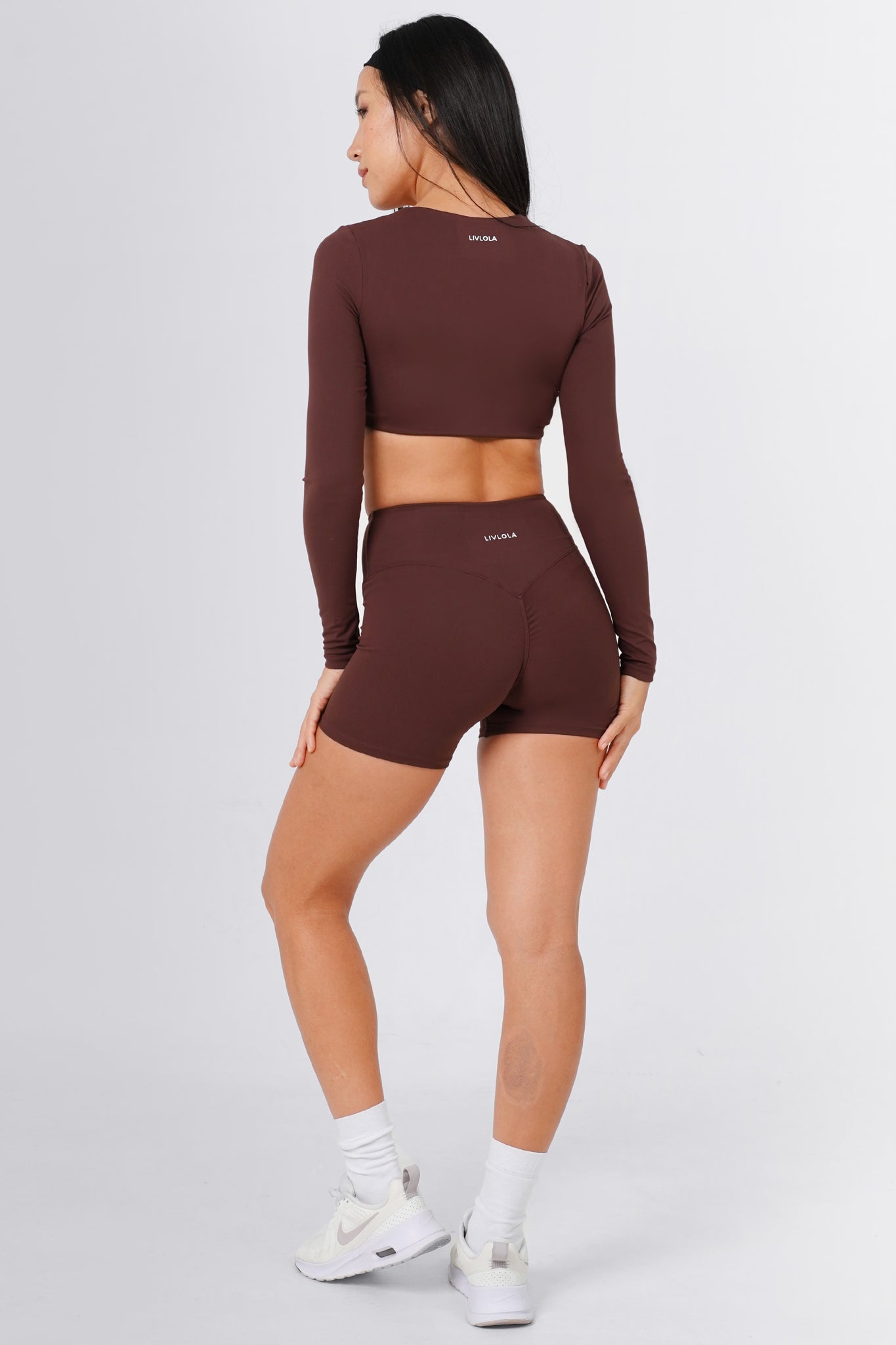 Initial Long Sleeve Shorts Set