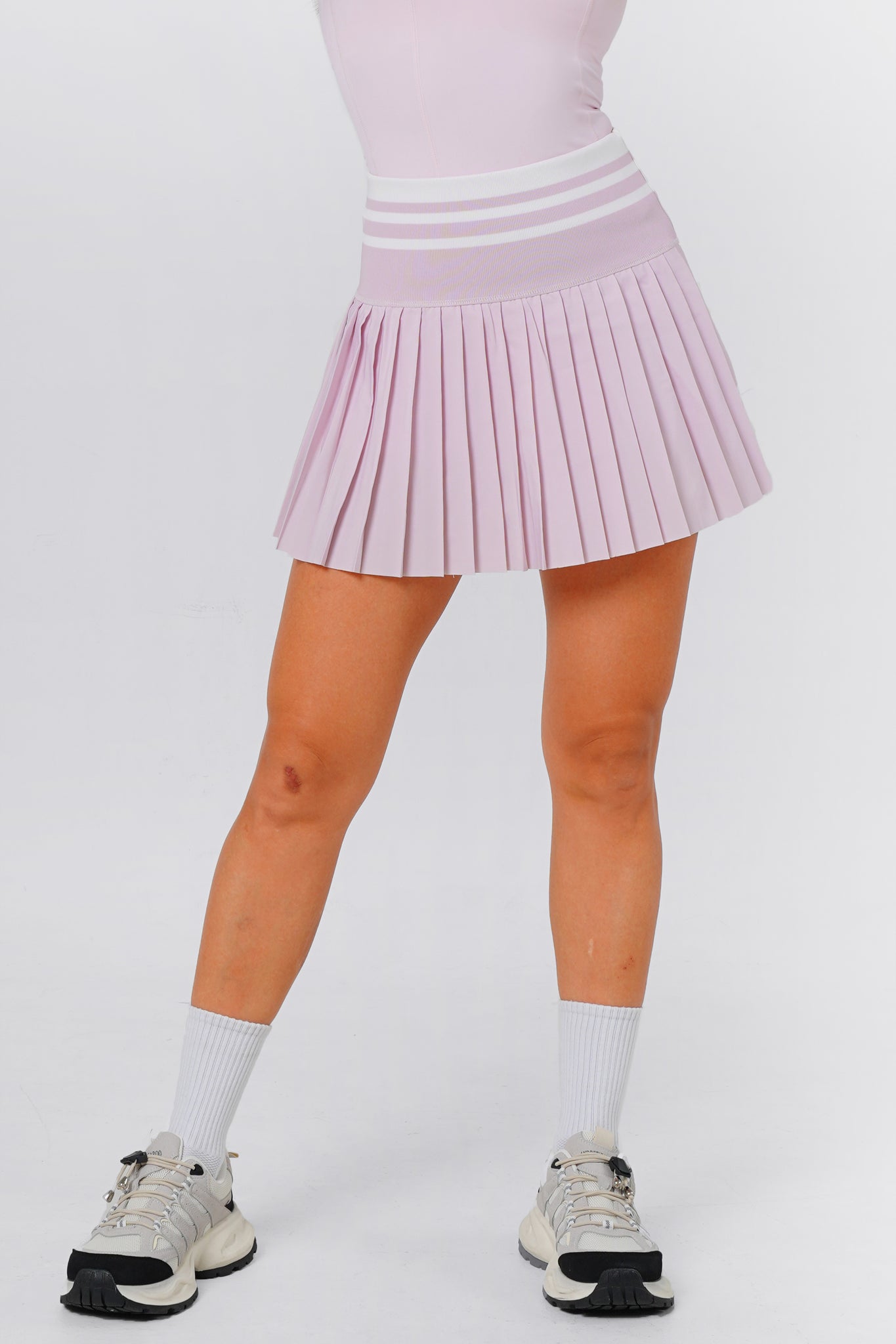 Riviera High-Waist Skortie [2-Piece Bottom Only]