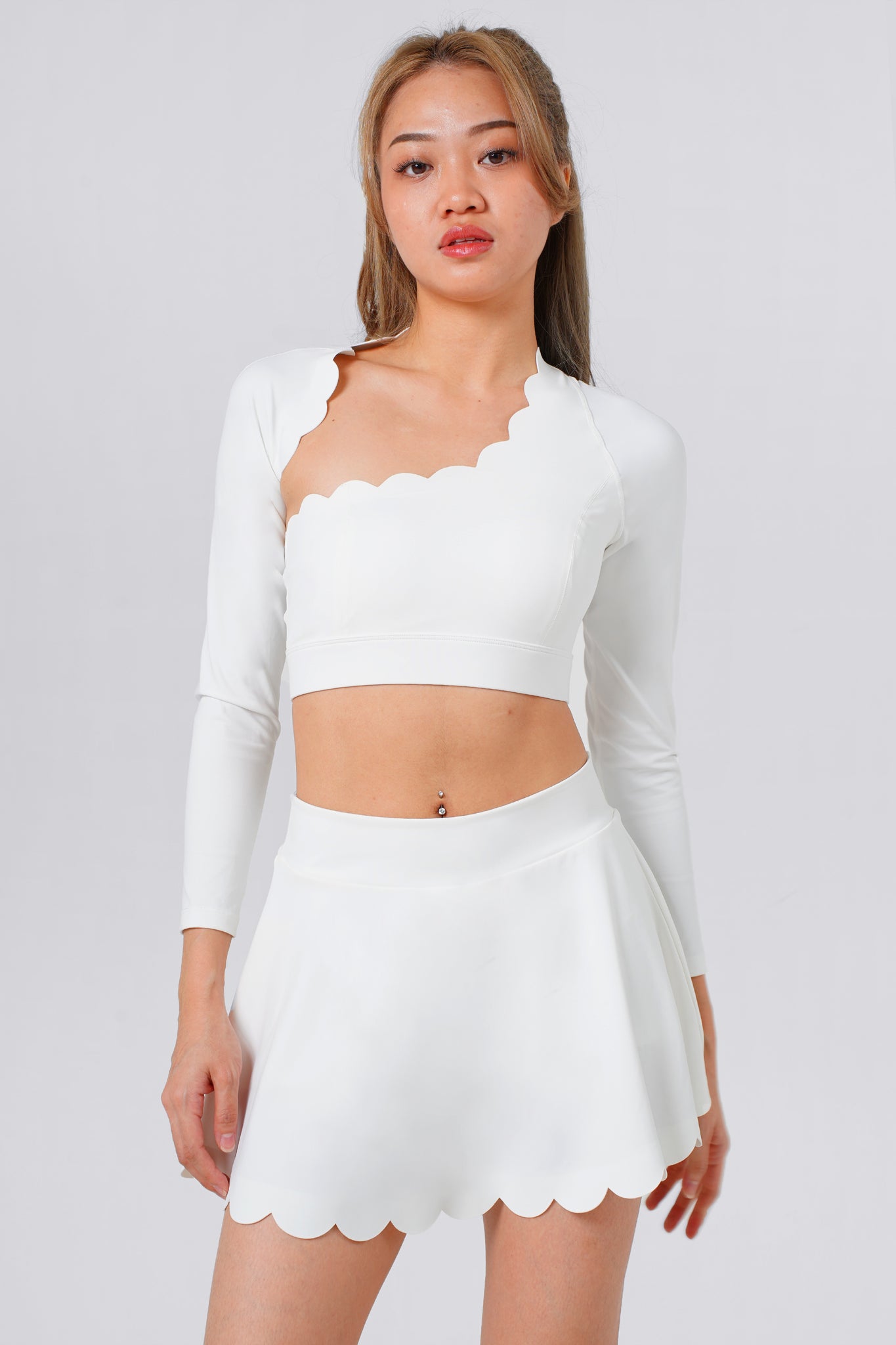 Forget-Me-Not Asymmetric Long Sleeve