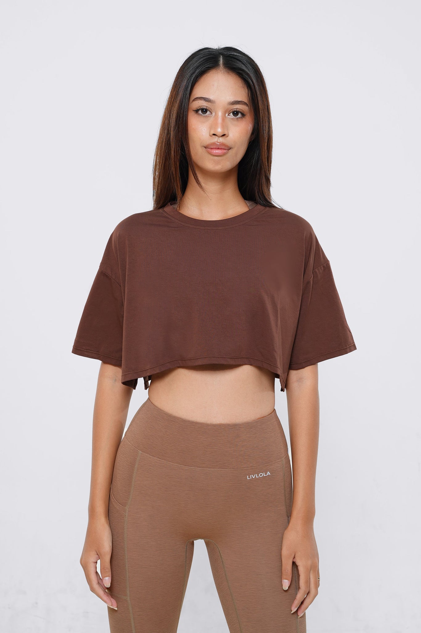 Squad Short Sleeve Crop Tank [2-Piece Tops Only]