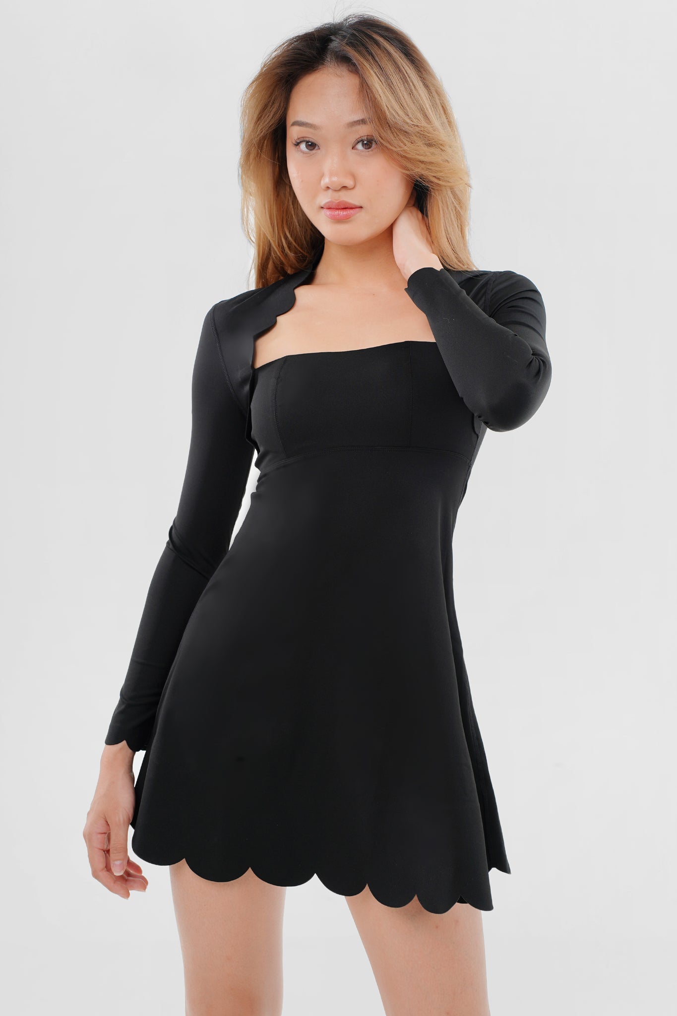 Forget-Me-Not Cape Dress