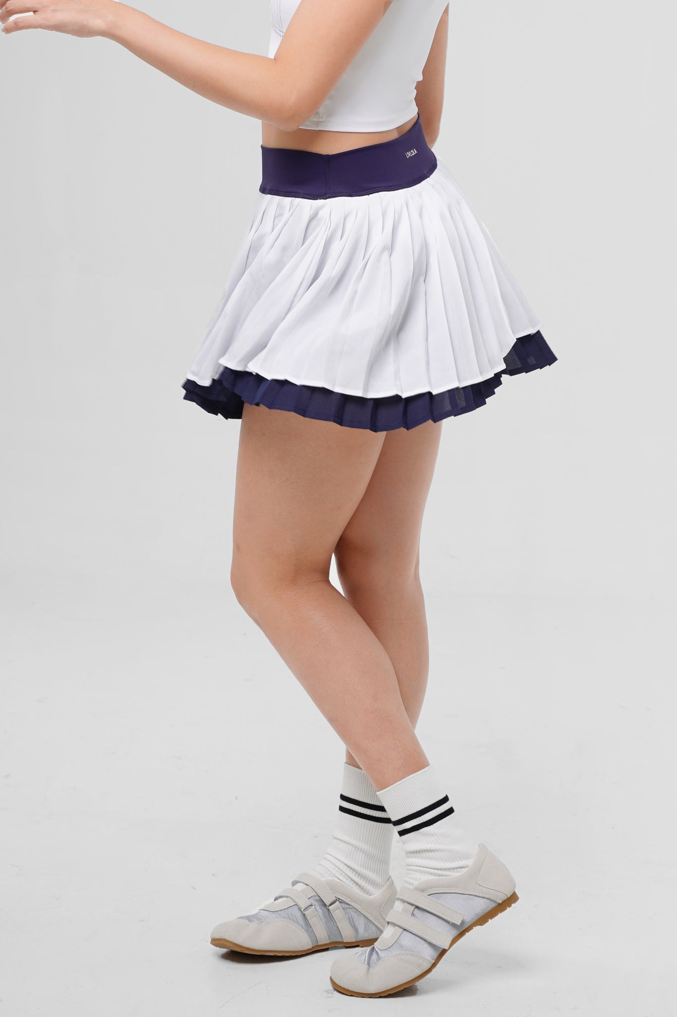 Athletic Layered Flutter Skortie