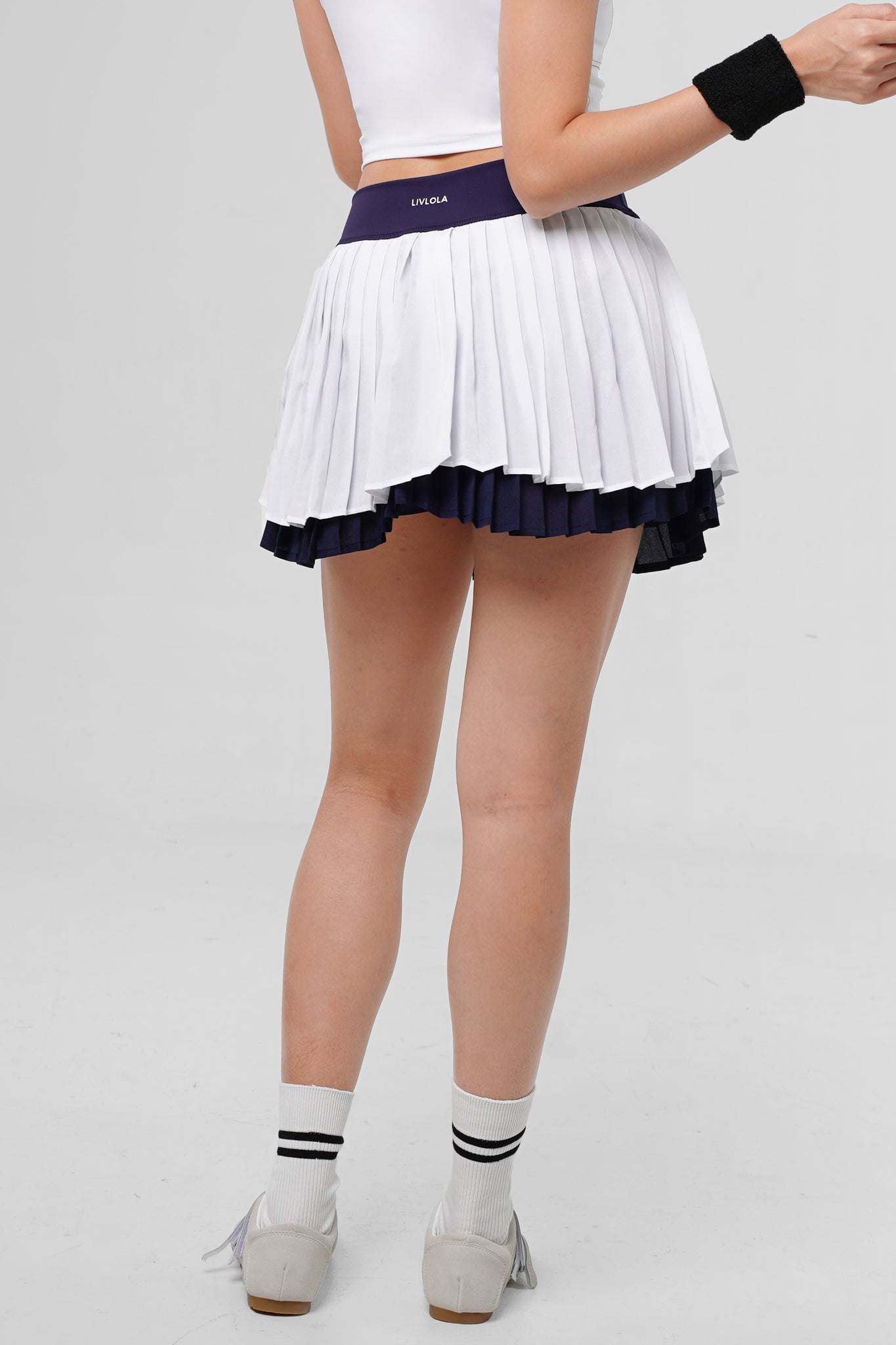 Athletic Layered Flutter Skortie