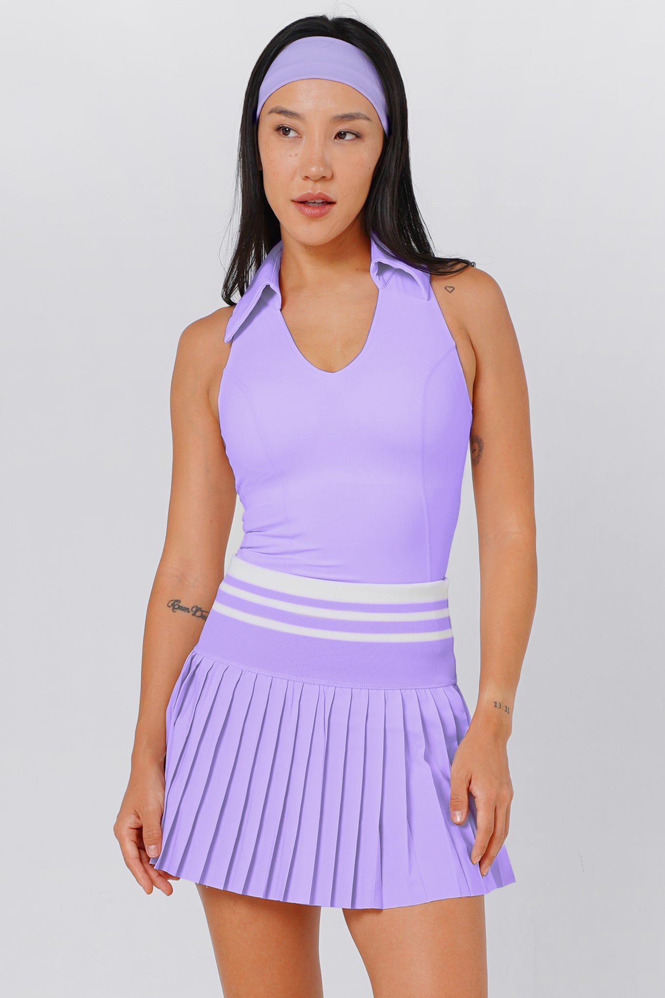 Riviera Collared Bra Tank [2-Piece Top Only]