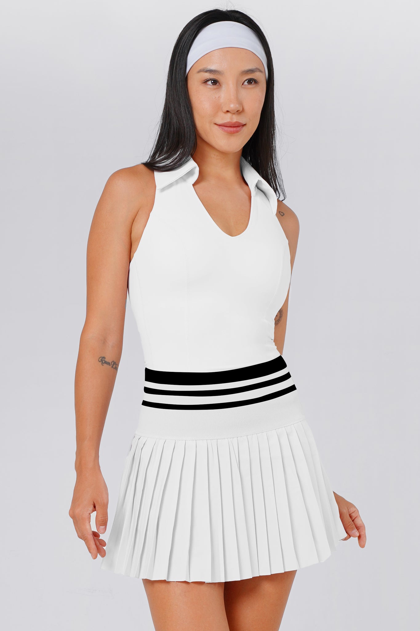 Riviera Collared Bra Tank [2-Piece Top Only]