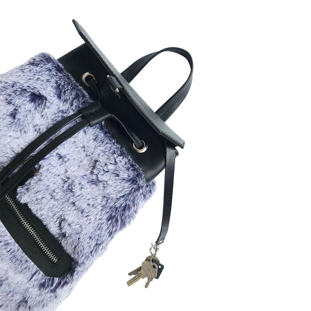 Lauryn Mini Backpack in Snow Blue
